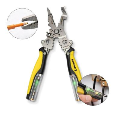 Imagem de Alicate Decapador Multifuncional Com Teste Elétrico Integrado