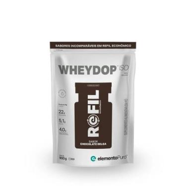 Imagem de Wheydop Iso Refil Elemento Puro - 900g, Chocolate Belga