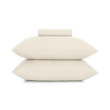 Imagem de Jogo de Cama King Malha Fio Penteado Altenburg Bege, UN, Bege