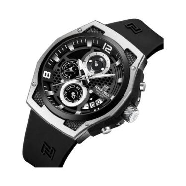 Imagem de Relógio De Quartzo Masculino De Luxo À Prova d'Água NAVIFORCE Com Puls