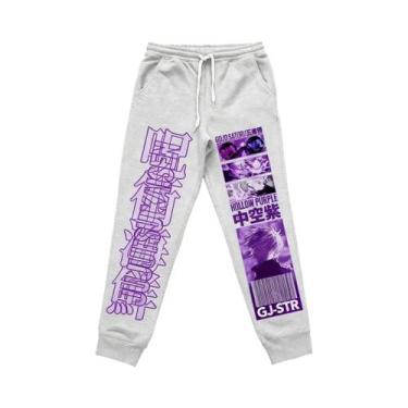 Imagem de Calças De Moletom Gojo Satoru Jujutsu Kaisen Para Homens E Mulheres, J