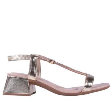 Imagem de Sandália Feminina Zariff 5287-484 Dourado-Feminino