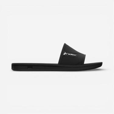 Imagem de Chinelo Rider Street Slide Preto, Preto, Cinza, 42