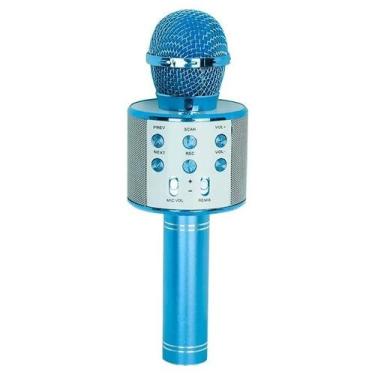 Imagem de Microfone Portátil Recarregável 22cm Karaokê Art Brink - Zein - Art Br