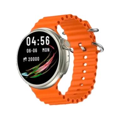 Imagem de Smartwatch Gt10 Redondo 48mm Batimentos Chamadas 8 Pulseiras Cor Da Caixa: Prata