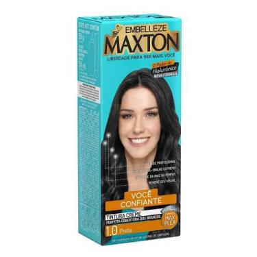 Imagem de Tinta Maxton Kit Base MAXTON 1.0 Preto 50 g