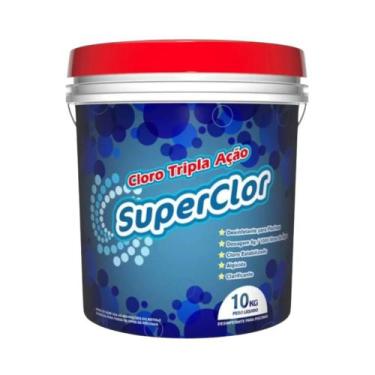 Imagem de Cloro Superclor 10kg Tripla Ação Clor Up