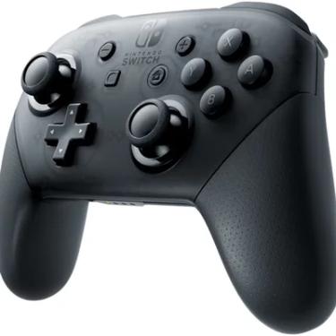 Imagem de Controle Switch Pro Sem Fio Nintendo Cinza.
