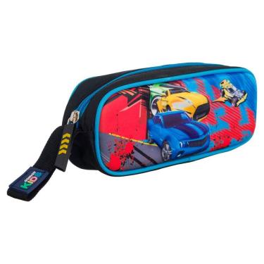 Imagem de Estojo Escolar Infantil 3D Azul Carros - Convoy YS42023