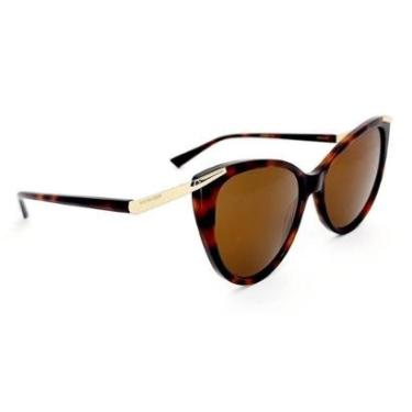 Imagem de Óculos Solar Ana Hickmann Ah90016 G21  Brilho Lente-Feminino