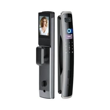 Imagem de Fechadura Inteligente Com Reconhecimento Facial 3D, Impressão Digital,