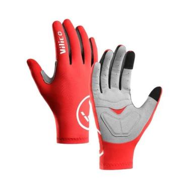 Imagem de Luvas De Ciclismo Unissex Com Tela Sensível Ao Toque, Dedos Completos 