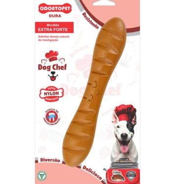 Imagem de Mordedor Pet Extra Forte Brinquedo Cães Odontopet Dura Baguete G 22KG 
