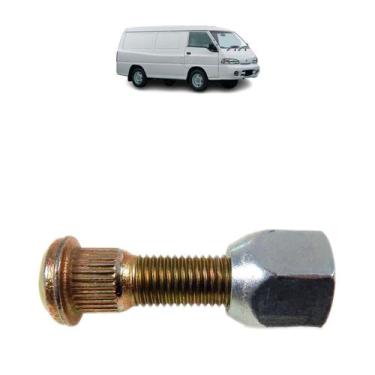 Imagem de Parafuso prisioneiro roda hyundai h100 1994 a 1999 lado direito com po