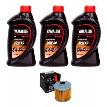 Imagem de Kit Troca Oleo E Filtro Drag Star Xt660 Yamalube 20w50 - YAMAHA