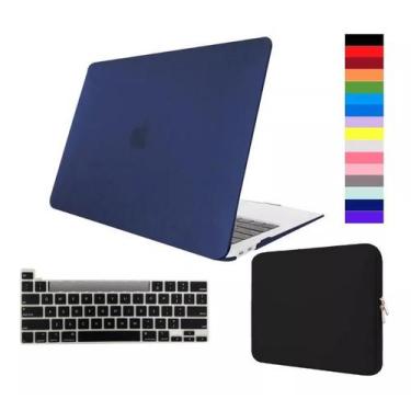 Imagem de Kit Capa Case Compativel Com Macbook NEW AIR 15.3 A2941 A3114 A3241 Co