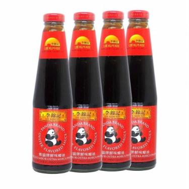Imagem de Molho De Ostra Panda 510g Lee Kun Kee Kit com 4un - Lee Kum Kee