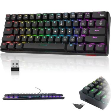 Imagem de Teclado Mecânico T61 RGB USB Gamer - Rick Imports