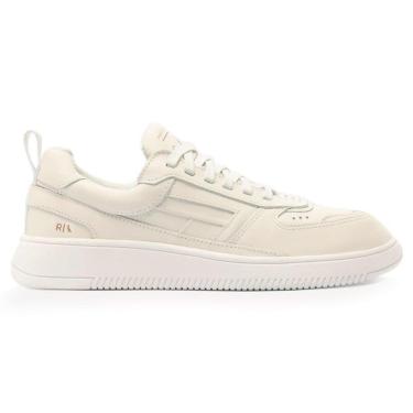 Imagem de Tênis Casual Reserva Hero Branco Em Couro Masculino Original-Masculino