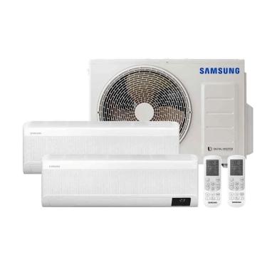 Imagem de Ar Condicionado Multi Split Hi Wall Samsung Windfree Inverter Quente e Frio R-410a 220V...