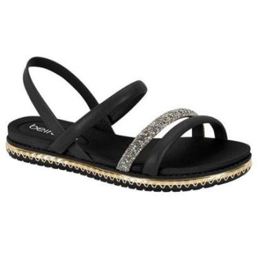 Imagem de Sandália Beira Rio Conforto Tira Brilhante 8321 1546 33/40-Feminino