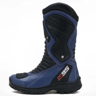 Imagem de Bota para motociclista AS-PRO-RACING couro resisten agua 405-Masculino