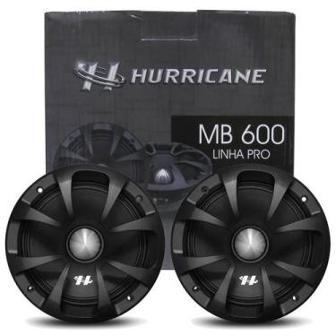 Imagem de Par Alto Falante Midbass Hurricane Pro MB600 6" Polegadas 500W RMS Bob