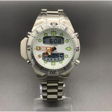 Imagem de Relógio Citizen Aqualand Série Prata Pulseira em Aço Inoxidável - sem 