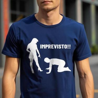 Imagem de Camisa Dia Dos Namorados Frase Divertida Imprevisto Algodao Urbano Cas