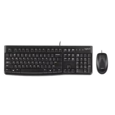 Imagem de Kit Teclado e Mouse Logitech Mk120 Português Brasil Preto