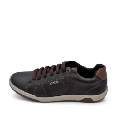 Imagem de Sapatênis Masculino Ferracini Lexus REF: 7052 COURO, 42, Chocolate