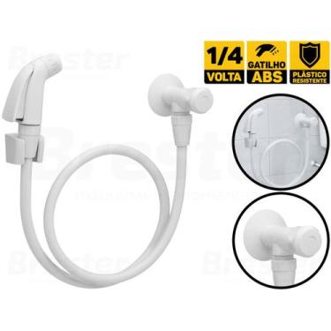 Imagem de Ducha Higiênica Luxo Abs Branco Acionamento 1/4 De Volta Dicasa, Branc