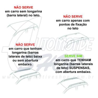 Imagem de Rack Travessa Aluminio de Teto Vhip Longarina Prata C.709 - Automotive