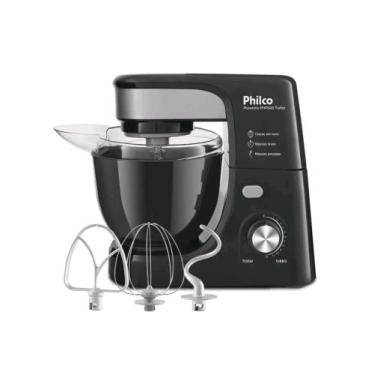 Imagem de Batedeira Planetária Philco 700W - Turbo PHP500 11 Velocidades, Preto,
