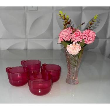 Imagem de Tupperware 4 Xícaras Premier 185ml - Policarbonato Resistente