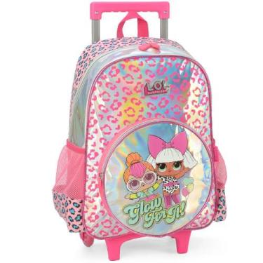Imagem de Mochila Rodinhas Sem Alça Luxcel Lol Surprise Pink, Único, Rosa