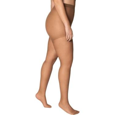 Imagem de Meia Calça Feminina Casual Dia a Dia Clássica Plus Size Conforto Fio 2