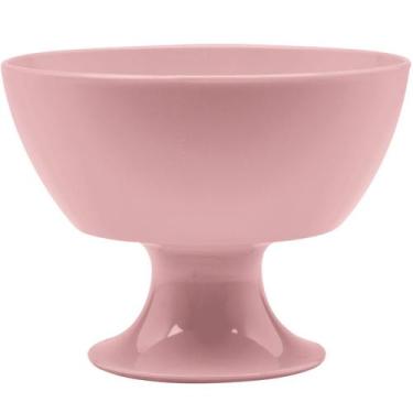 Imagem de Taça Para Sobremesa Luna 300ml Pote Prato De Sobremesa Rosa Quartz - O