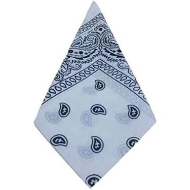 Imagem de Bandana branca com detalhes preto - Diversas