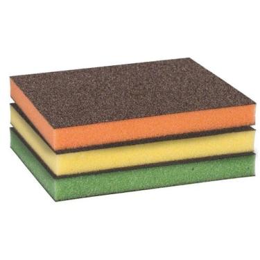 Imagem de Esponja Abrasiva Bosch Best for Contour 3 Peças