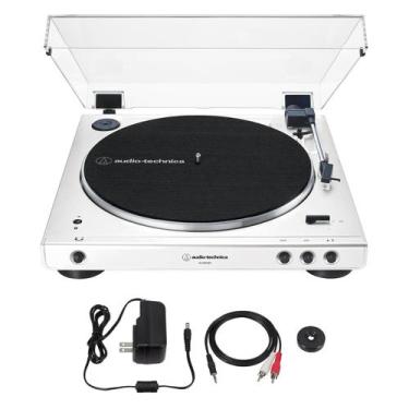 Imagem de Toca Discos Vinil Audio Technica At Lp-60x Bluetooth Automático Branco