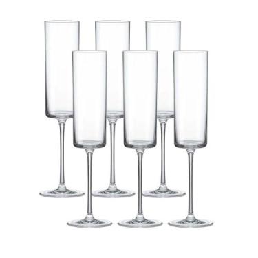 Imagem de Jogo de 6 Taças de Cristal para Espumante Oxford Minimal Classic 170ml