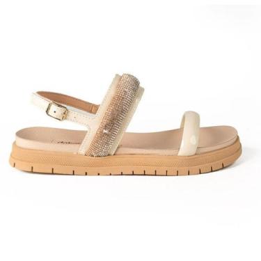 Imagem de Sandália Feminina Dakota Flatform Brilhos Y7721, Rose, 36
