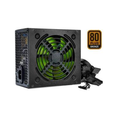 Imagem de Fonte Gamer ATX GET 700W 80 Plus Bronze, PFC Ativo, Bivolt Automática,