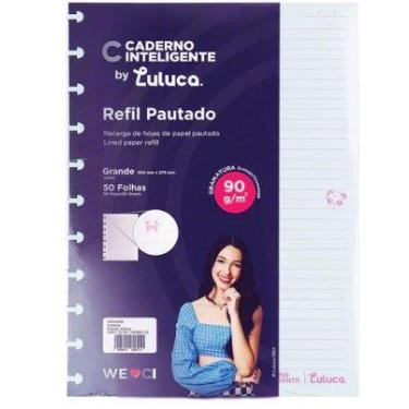 Imagem de Refil Pautado Pandalu Glow By Luluca - Grande 90g Cirg4068 - Caderno I
