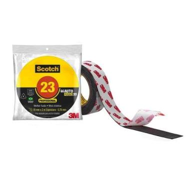 Imagem de Fita Isolante 3m Auto Fusão Scotch 23 + 19mm x 2m