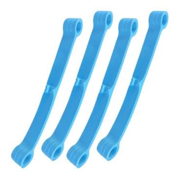 Imagem de Kit 4 Tirantes Lavadora Brastemp BWR12 BWK12 BWK13 W11673948 Original 