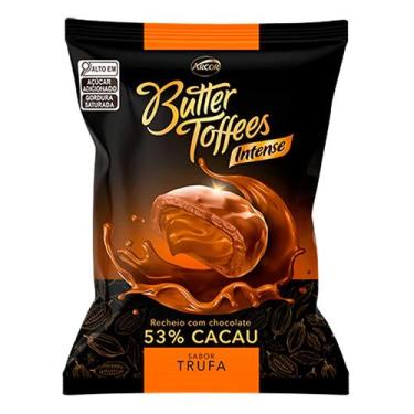 Imagem de Bala Butter Toff 53% Cacau Trufa 90g - Arcor