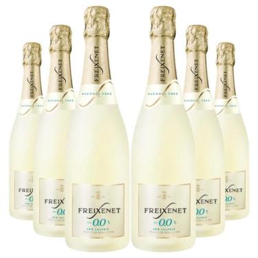 Imagem de KIT 6 Espumante Freixenet Zero Álcool Branco Demi-Sec, 750ml