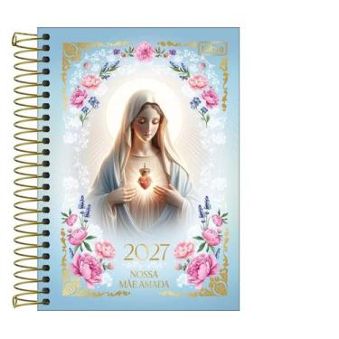 Imagem de Agenda Espiral Diária 14,2 X 20,3 Cm Bíblica 2027 Tilibra - Capa B